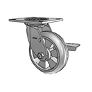 4.06109.5E1 MTG4 BRK3 WB11 Colson Swivel Caster
