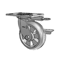 4.06109.5E1 MTG52 BRK3 LH7.25 WB11 Colson Swivel Caster