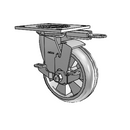4.06109.5E1 MTG54 BRK7 Colson Swivel Caster