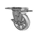 4.06109.5E1 MTG62 BRK7 Colson Swivel Caster