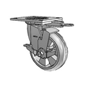4.06109.5E1 MTG64 BRK7 Colson Swivel Caster