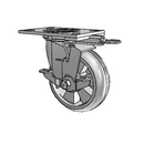 4.06109.5E5 MTG62 BRK7 LH7.25 Colson Swivel Caster