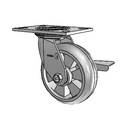 4.06109.5E9 MTG2 BRK3 SEAL LH7.25 Colson Swivel Caster