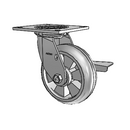 4.06109.5E9 MTG4 BRK3 Colson Swivel Caster