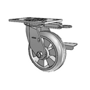 4.06109.5E9 MTG52 BRK3 Colson Swivel Caster