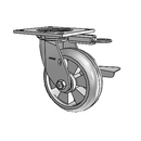 4.06109.5E9 MTG54 BRK3 Colson Swivel Caster