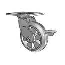 4.06109.5F1 MTG4 BRK3 WB11 Colson Swivel Caster