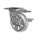 4.06109.5F1 MTG61 BRK3 LH7.25 WB11 Colson Swivel Caster