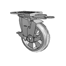 4.06109.5F1 MTG61 BRK7 Colson Swivel Caster