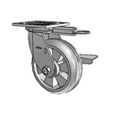 4.06109.5F9 MTG51 BRK3 Colson Swivel Caster