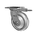 4.06109.5F9 MTG51 TG1 LH7.25 Colson Swivel Caster