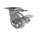 4.06109.5F9 MTG61 BRK1 Colson Swivel Caster