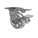 4.06109.5F9 MTG81 BRK1 Colson Swivel Caster