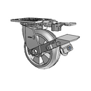4.06109.5F9 MTG81 BRK1 LH7.25 Colson Swivel Caster