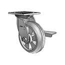4.06109.5F9 SS BRK3 SEAL Colson Stainless Steel Swivel Caster