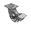 4.06109.5P5 BRK1 LH7.25 Colson Caster