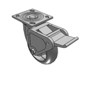 4.06109.5P5 BRK2 Colson Caster