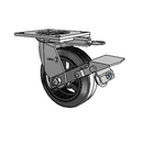 4.06109.641.7 MTG64 BRK1 LH7.25 Colson Swivel Caster