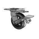 4.06109.645.7 MTG54 BRK1 LH7.25 Colson Swivel Caster