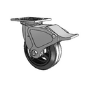 4.06109.649.7 BRK4 Colson Swivel Caster