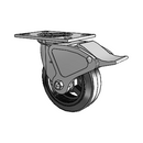 4.06109.649.7 MTG2 BRK4 LH7.25 Colson Swivel Caster