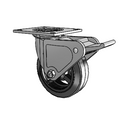 4.06109.649.7 MTG4 BRK2 LH7.25 Colson Swivel Caster