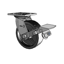 4.06109.831 BRK1 SEAL LH7.25 Colson Swivel Caster