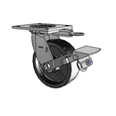 4.06109.835 MTG64 BRK1 Colson Swivel Caster