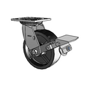 4.06109.839 BRK1 SEAL Colson Swivel Caster