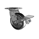 4.06109.839 EN BRK1 Colson Swivel Caster