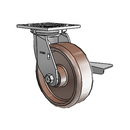 4.06109.839 HT SS BRK3 Colson Stainless Steel Swivel Caster