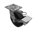 4.06109.8P5 EN MTG51 BRK1 LH7.25 Colson Caster