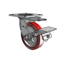 4.06109.911 MTG54 BRK1 Colson Swivel Caster