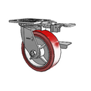 4.06109.921 MTG81 BRK3 LH7.25 WB11 Colson Swivel Caster