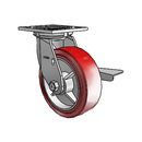 4.06109.921 SS BRK3 WB11 Colson Stainless Steel Swivel Caster