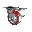 4.06109.929 MTG81 BRK3 LH7.25 Colson Swivel Caster