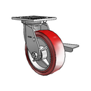 4.06109.929 SS BRK3 Colson Stainless Steel Swivel Caster