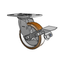 4.06109.931.3 MTG2 BRK1 Colson Swivel Caster