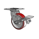 4.06109.931 MTG4 BRK1 Colson Swivel Caster