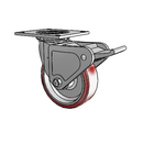 4.06109.931 MTG4 BRK2 Colson Swivel Caster
