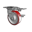 4.06109.931 MTG81 BRK3 LH7.25 WB11 Colson Swivel Caster