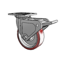 4.06109.935 BRK2 Colson Swivel Caster