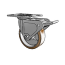 4.06109.939.3 MTG2 BRK2 LH7.25 Colson Swivel Caster