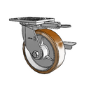 4.06109.939.3 MTG61 BRK3 LH7.25 Colson Swivel Caster