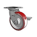 4.06109.939 BRK3 LH7.25 Colson Swivel Caster