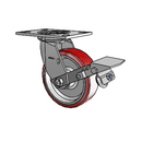 4.06109.939 MTG2 BRK1 Colson Swivel Caster