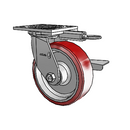 4.06109.939 MTG61 BRK3 LH7.25 Colson Swivel Caster