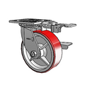 4.06109.941.7 MTG81 BRK3 LH7.25 WB11 Colson Swivel Caster