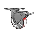4.06109.945.7 MTG2 BRK2 Colson Swivel Caster