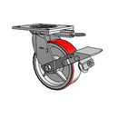 4.06109.945.7 MTG64 BRK1 Colson Swivel Caster
